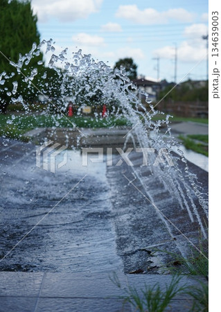 噴水のある公園 134639003