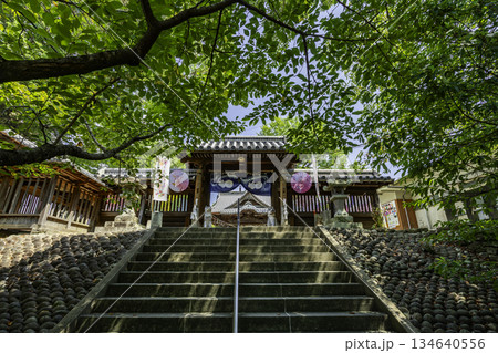 八女福島　福島八幡宮　神門　福岡県八女市 134640556