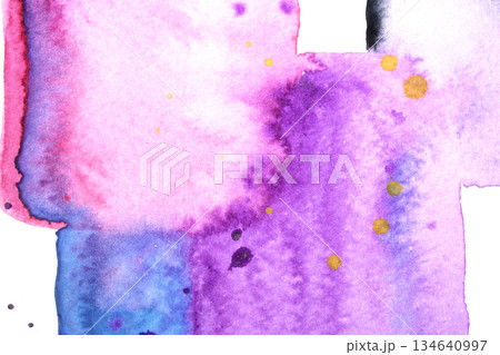 Watercolor Splashes Vibrant Paint Mix Background Creative Watercolor Splashes Vibrant Paint Mix Background Creative 134640997