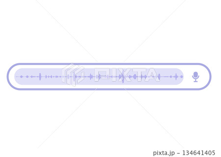 Voice search concept. Flat Vector illustration. Voice search concept. Flat Vector illustration. 134641405