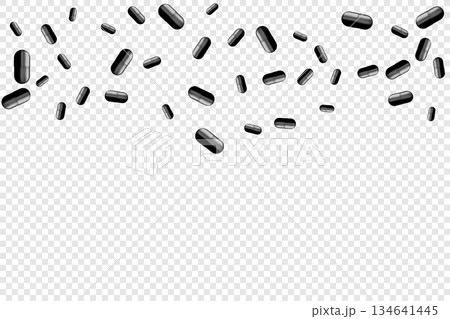Falling Medical pills. Medicine Background. Vector illustration Falling Medical pills. Medicine Background. Vector illustration 134641445