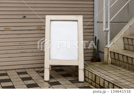 Large blank billboard on a street wall, banners with room to add your own text Large blank billboard on a street wall, banners with room to add your own text 134641538
