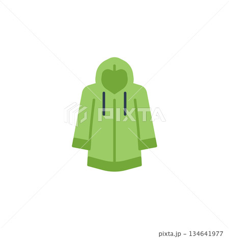 Raincoat vector icon. Adventure icon flat style. perfect use for logo, presentation, website, and more. modern icon design color style 134641977