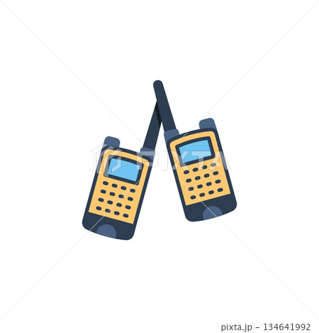 Walkie Talkie vector icon. Adventure icon flat style. perfect use for logo, presentation, website, and more. modern icon design color style 134641992