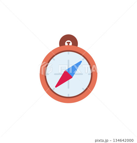 Compass vector icon. Adventure icon flat style. perfect use for logo, presentation, website, and more. modern icon design color style 134642000
