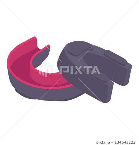 Boxing Burl icon, isometric style 134643222