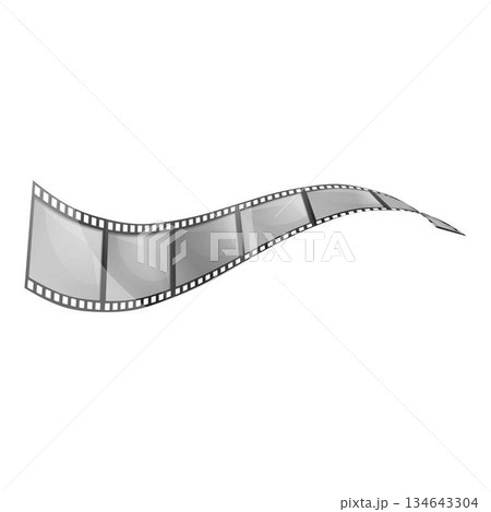 Photo filmstrip icon, cartoon style 134643304