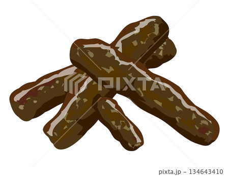 かりんとうのイラスト 134643410