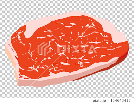 牛排用牛肉示意圖 牛排用牛肉示意圖 134643413