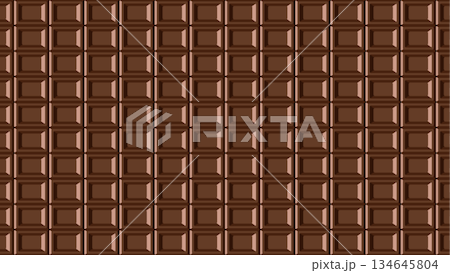 板チョコのシームレスなパターン背景 134645804