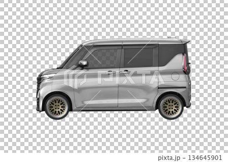 A light passenger car with standard vehicle height and 17-inch aftermarket wheels (scale: 1px = approx. 1mm in XL size) 134645901