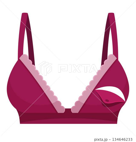 Pocket bra with lace trimming, supporting modern confidence and style 134646233
