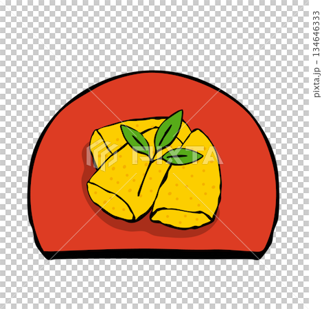 配料圖_鯡魚卵_裝飾葉 134646333