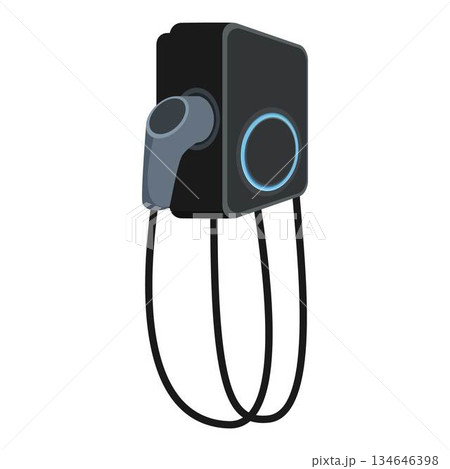 Electric vehicle charging station providing sustainable energy for modern transportation Electric vehicle charging station providing sustainable energy for modern transportation 134646398