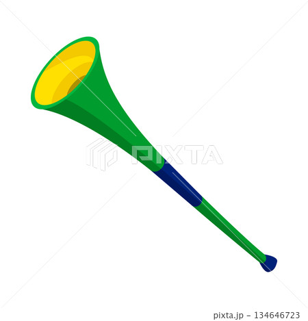 Vuvuzela trumpet icon, cartoon style Vuvuzela trumpet icon, cartoon style 134646723