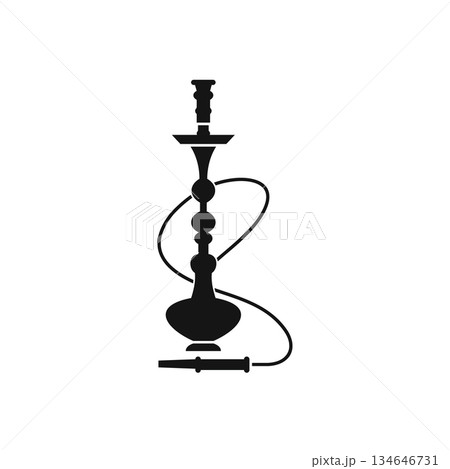 Hookah icon, black simple style Hookah icon, black simple style 134646731