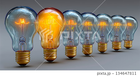 白背景に舞う赤白カプセルの医療コンセプト背景 134647811