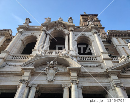 The Basilica of Saint Mary Major in Rome, Italy at Europe. 134647954