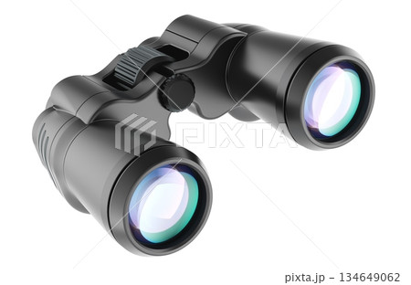 Binoculars, optical device. 3D rendering 134649062