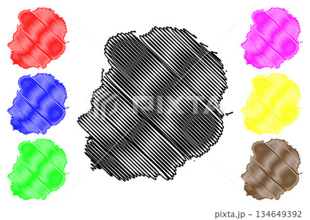Miyake-jima island (Japan, East Asia, Japanese archipelago, Izu Islands) map vector illustration, scribble sketch Miyakejima map Miyake-jima island (Japan, East Asia, Japanese archipelago, Izu Islands) map vector illustration, scribble sketch Miyakejima map 134649392