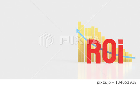 Return on Investment Growth and Performance Analysis Concept 3d render. Return on Investment Growth and Performance Analysis Concept 3d render. 134652918