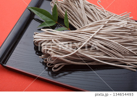 年越しそば　　スタジオ撮影 134654493