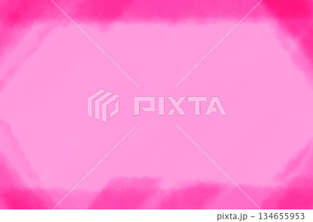 イラスト素材: 抽象画ピンク背景（横） 134655953
