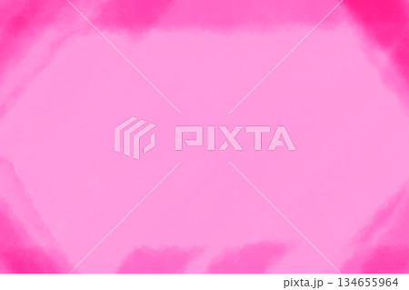 イラスト素材: 抽象画ピンク背景（横） 134655964