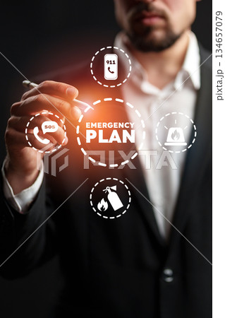 Creating an emergency plan for safety using a digital tool and graphics Creating an emergency plan for safety using a digital tool and graphics 134657079
