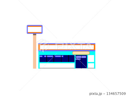 レストランの店舗 レストランの店舗 134657509