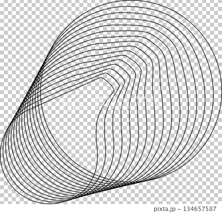 Circle flowing with line blending design. Technology concept Circle flowing with line blending design. Technology concept 134657587
