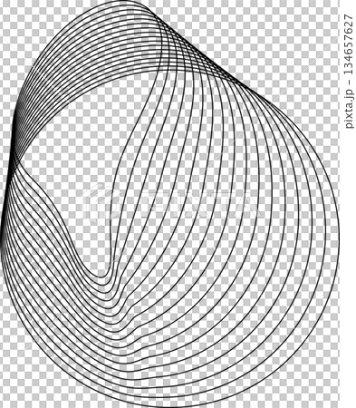Circle flowing with line blending design. Technology concept Circle flowing with line blending design. Technology concept 134657627