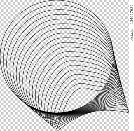 Circle flowing with line blending design. Technology concept Circle flowing with line blending design. Technology concept 134657629