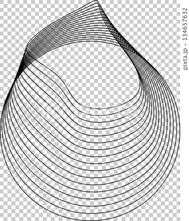Circle flowing with line blending design. Technology concept Circle flowing with line blending design. Technology concept 134657632