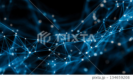 デジタル時代の接続と情報の象徴 134659208