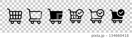 購物車圖示集 134660418