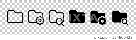 資料夾圖示集 設定/搜尋 134660422