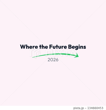 new year future beginning poster design 134660453
