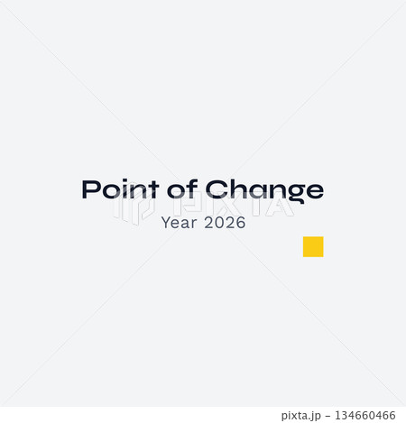 new year turning point poster design 134660466