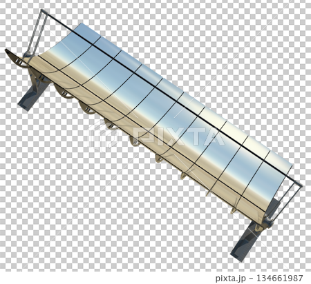 トラフ型太陽熱発電 トラフ型太陽熱発電 134661987