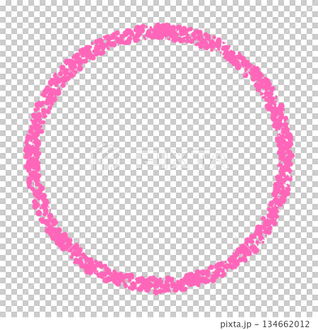 蠟筆手繪圓圈 134662012