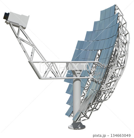 ディッシュ型太陽熱発電 134663049