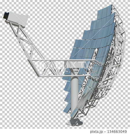 ディッシュ型太陽熱発電 134663049