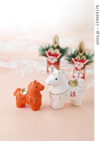 2026年　午年　年賀状 134664176