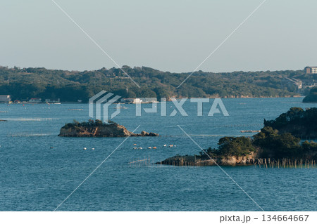 穏やかな内海の風景 134664667