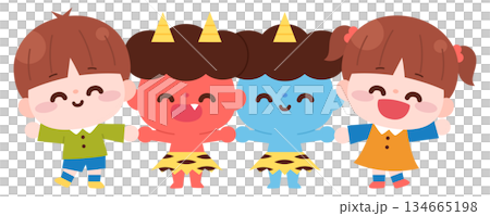 紅魔鬼、藍魔鬼和孩子們 134665198