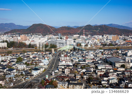 弁天山からの福島市街 134666629