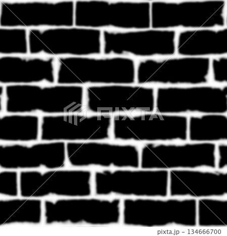 Brick background. Grunge filter. Monochrome particles abstract for wallpaper or background copy mask for photo editor. 134666700