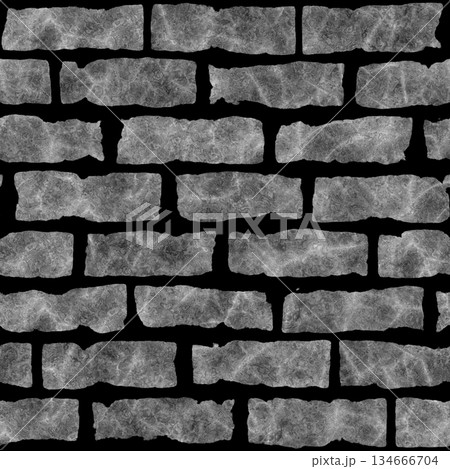 Brick background. Grunge filter. Monochrome particles abstract for wallpaper or background copy mask for photo editor. Brick background. Grunge filter. Monochrome particles abstract for wallpaper or background copy mask for photo editor. 134666704
