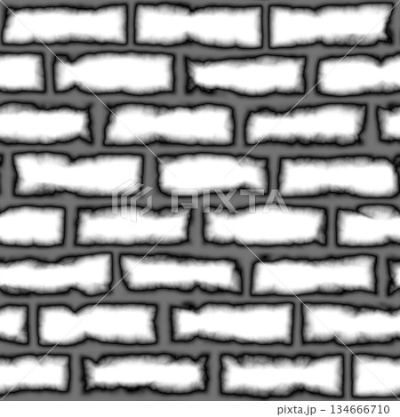 Brick background. Grunge filter. Monochrome particles abstract for wallpaper or background copy mask for photo editor. 134666710